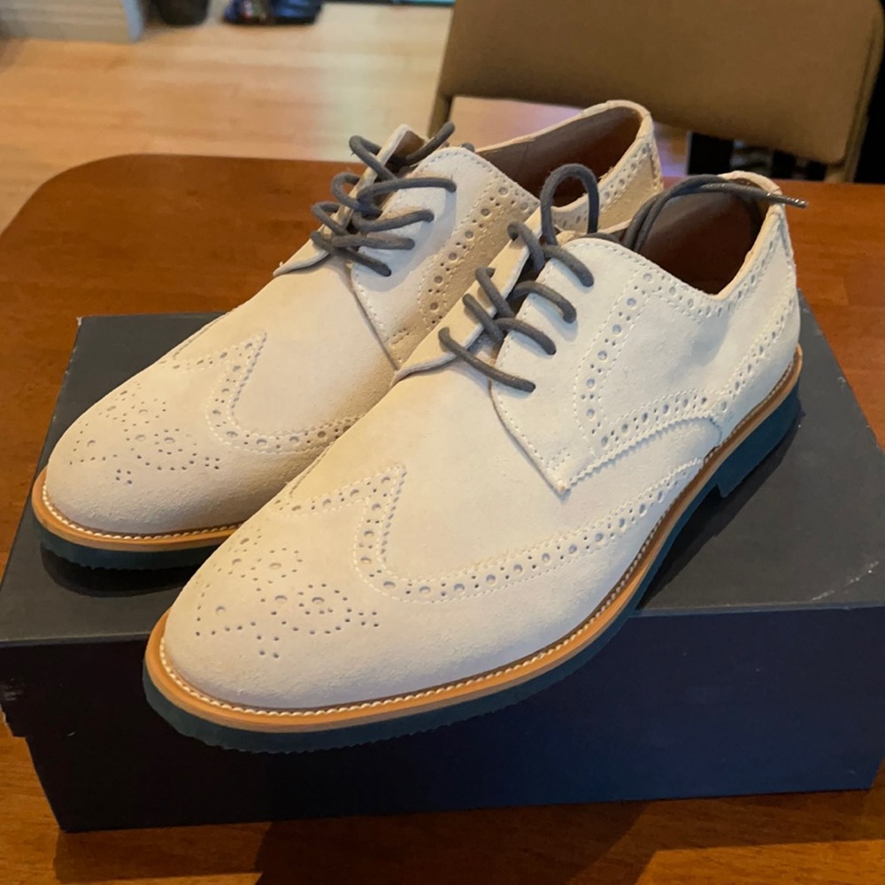 Joseph Abboud suede wingtip